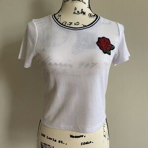 Hollister Rose Patch Top